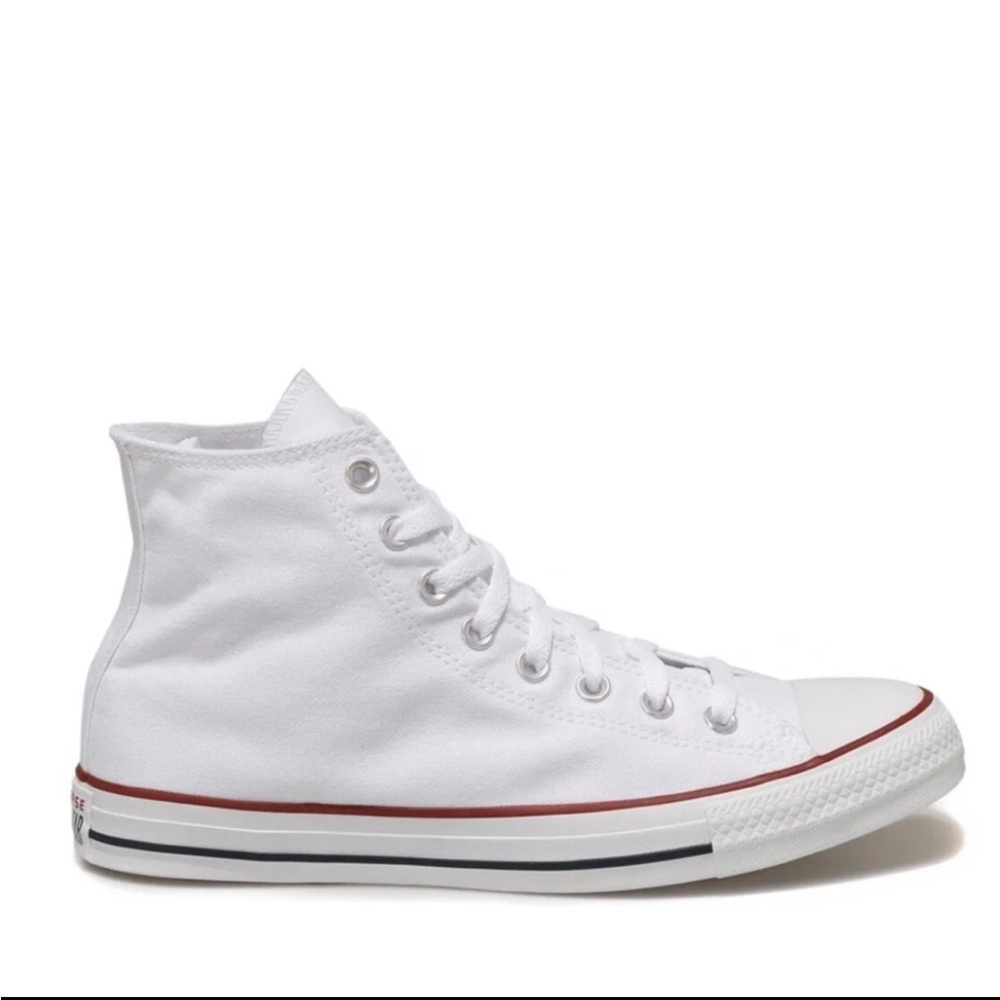 Converse High-Top Sneakers in Crisp White